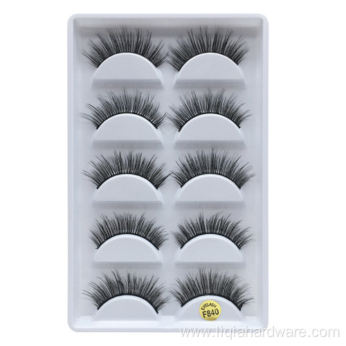 Wholesale 3D mink strip eyelashes fake eyelashes set